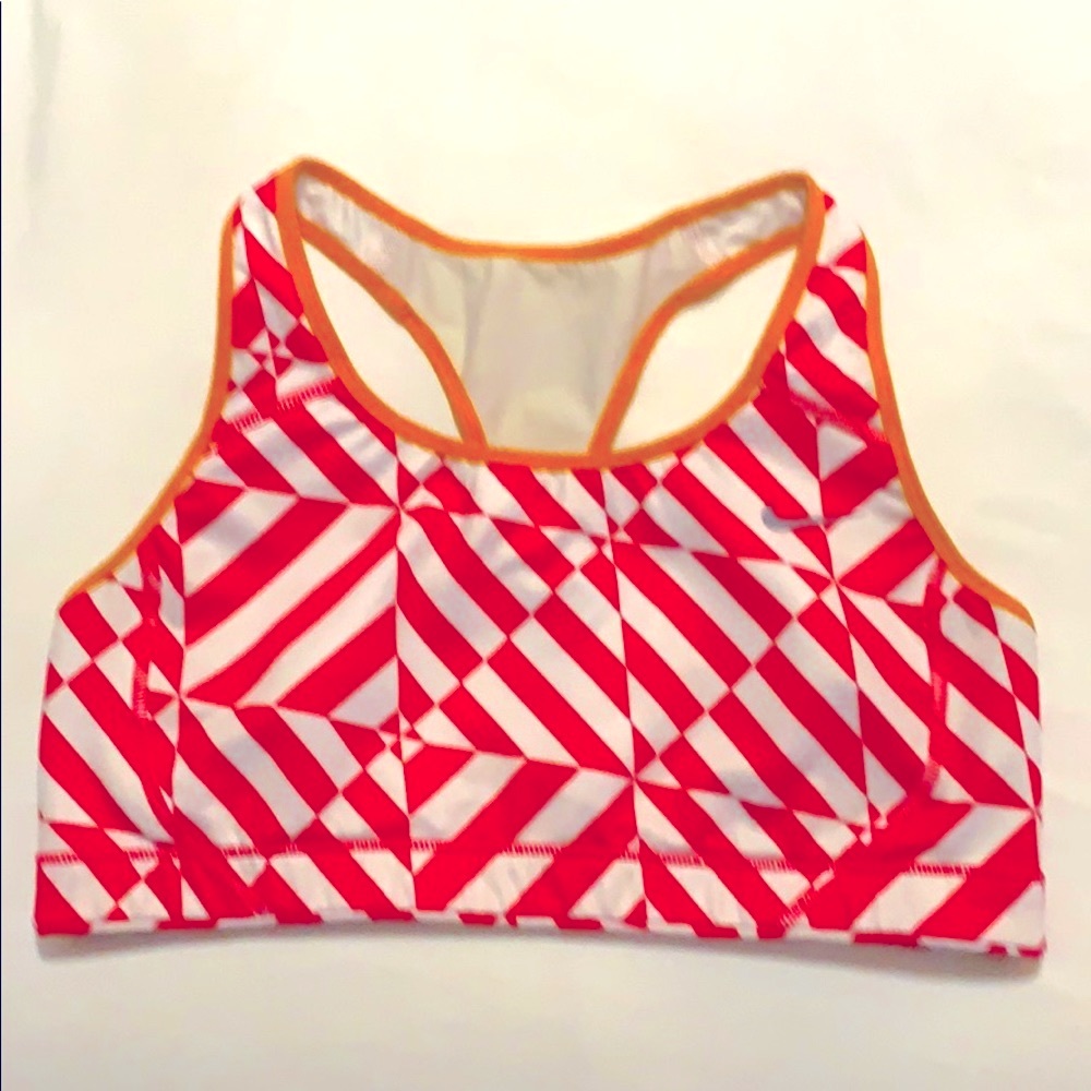 NIKE | Red/White Dri-Fit Sports Bra